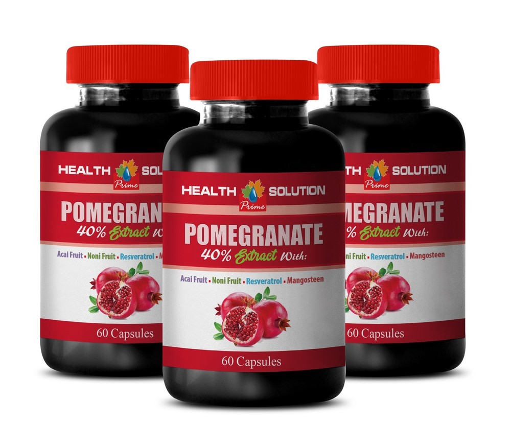 antioxidant supplements - Pomegranate 40% Extract 250mg - anti inflammatory 3B