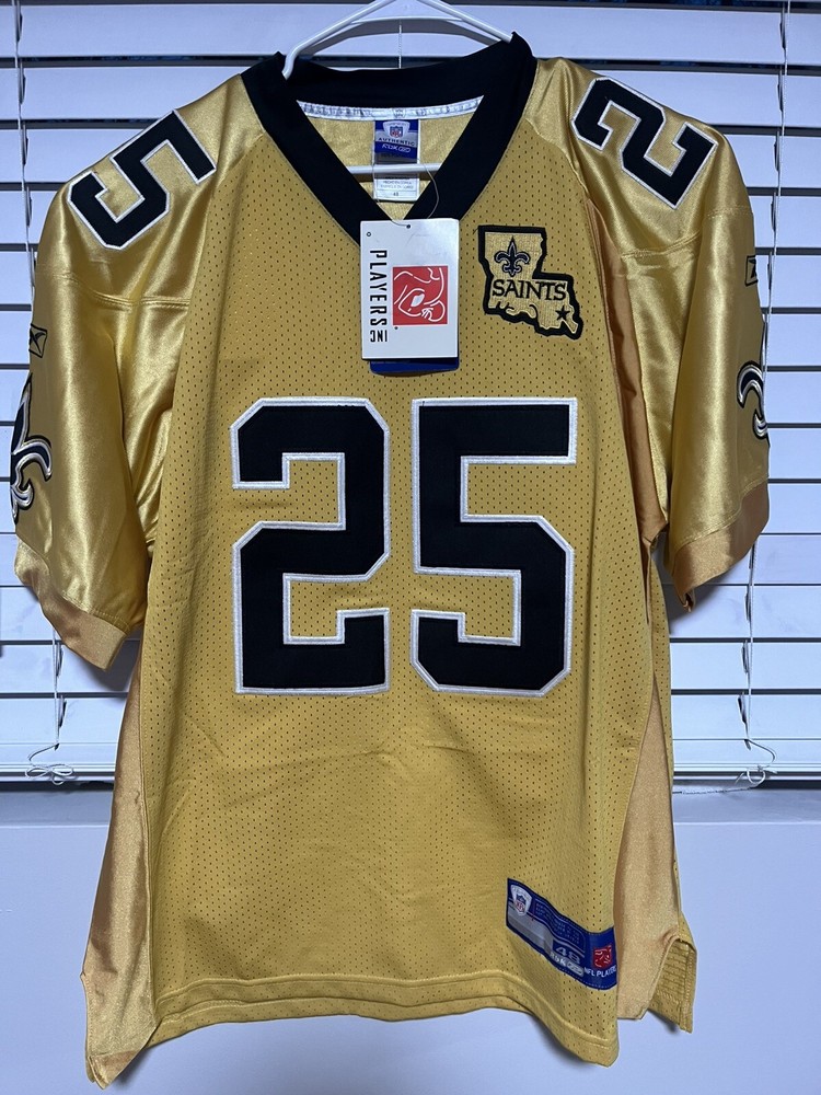 VTG Reggie Bush Gold Alternate Saints Jersey NWT
