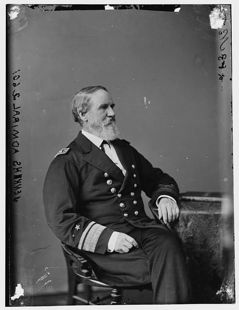 Photo:Jenkins Admiral U.S. Navy Portrait 1870s Military Officer