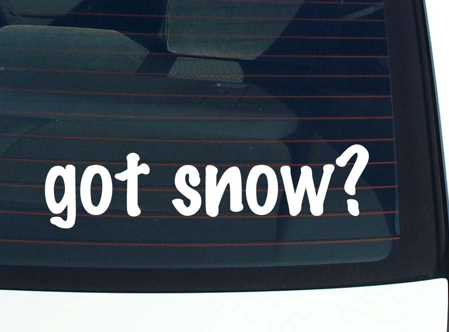 Funny Snow Proud Last Name Car Decal Bumper Sticker Vinyl Window