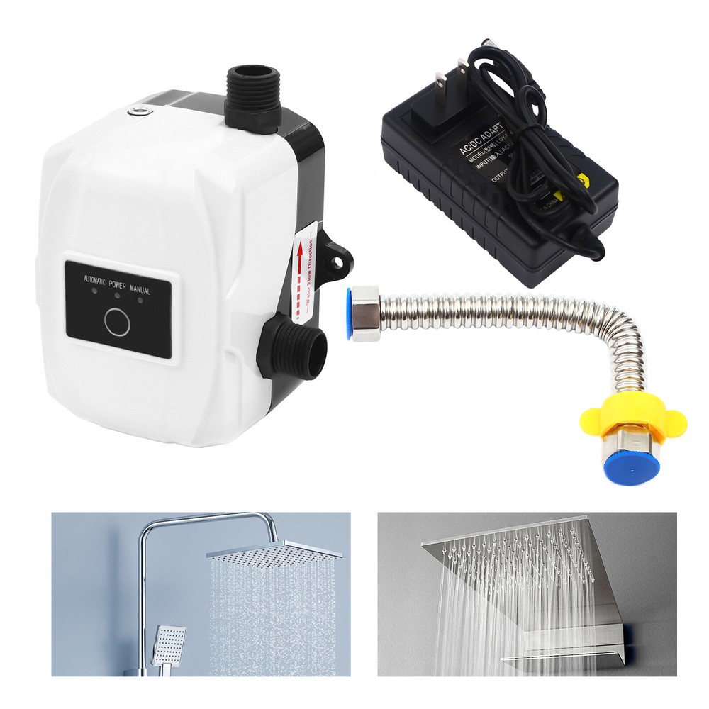 24V Pressure Booster Pump Portable Automatic Water Recirculating Pump for Shower