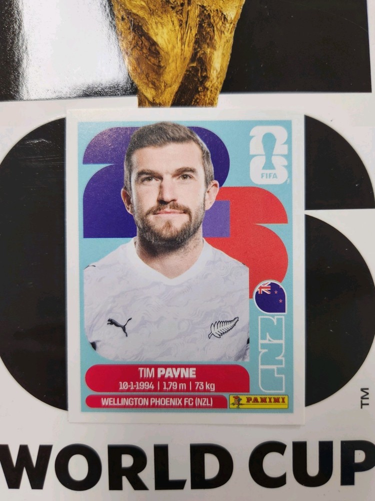 Panini FIFA World Cup 2026 Sticker NZL6 Tim Payne - New Zealand