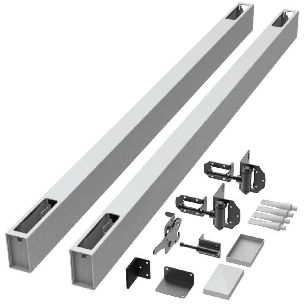 5ft x 6ft Vinyl Fence Gate Framing Kit – Heavy Duty DIY Installation