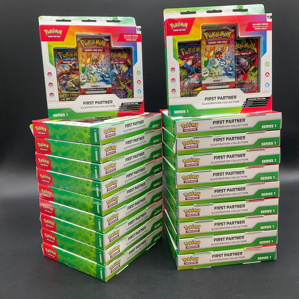 Lot of (20) Pokemon First Partner Illustration Collection Box Series 1 SealedPROBSTEIN is actively accepting consignments !!