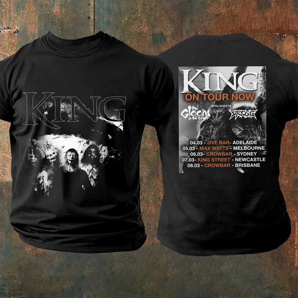 King 810 Australia 2026 Tour Two 2sided Tshirt