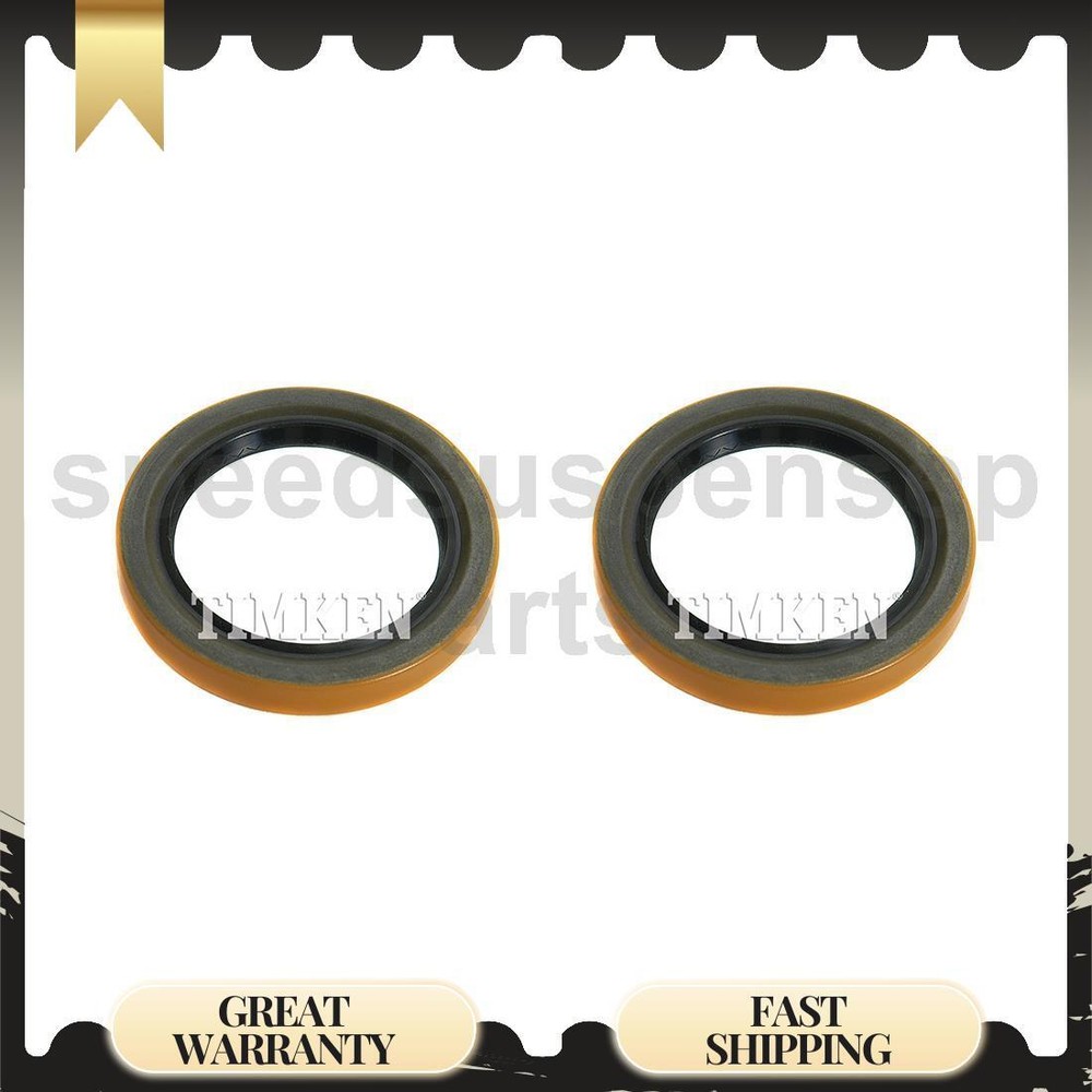 2 Rear Inner Wheel Seal Fits Chevrolet C30 4.1L 4.8L 5.7L 7.4L 6.6L 5.0L 6.2L_