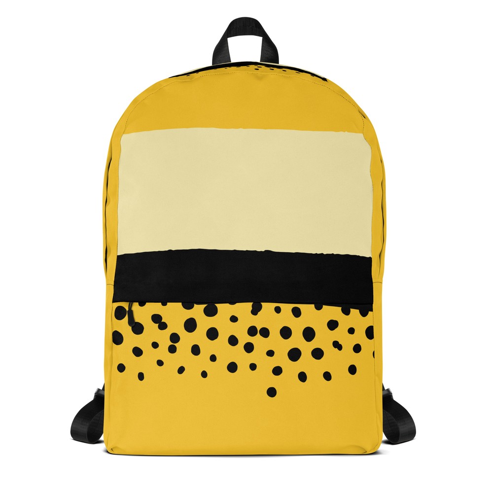 Abstract Print Kids Backpack for School Travel 17 Inch Daypack-image