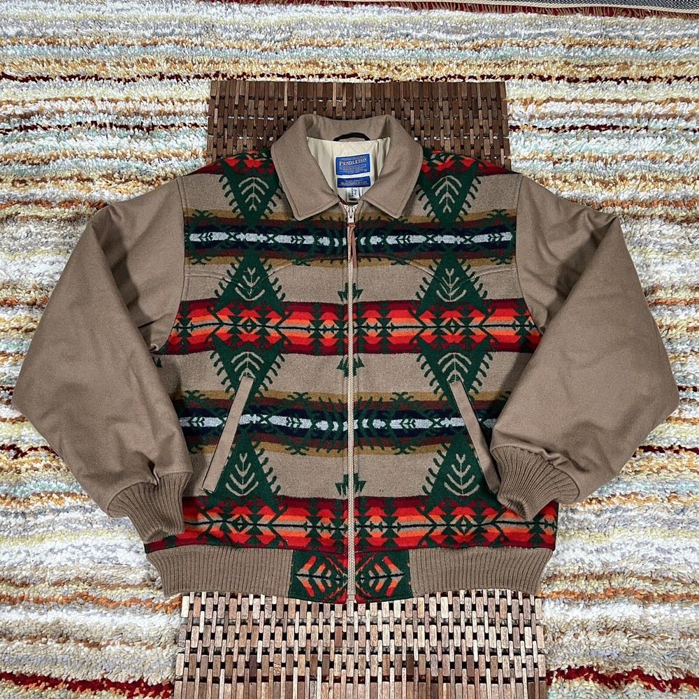 Pendleton High Grade Western Wear Navajo Aztec Wool Jacket Men’s Size Large