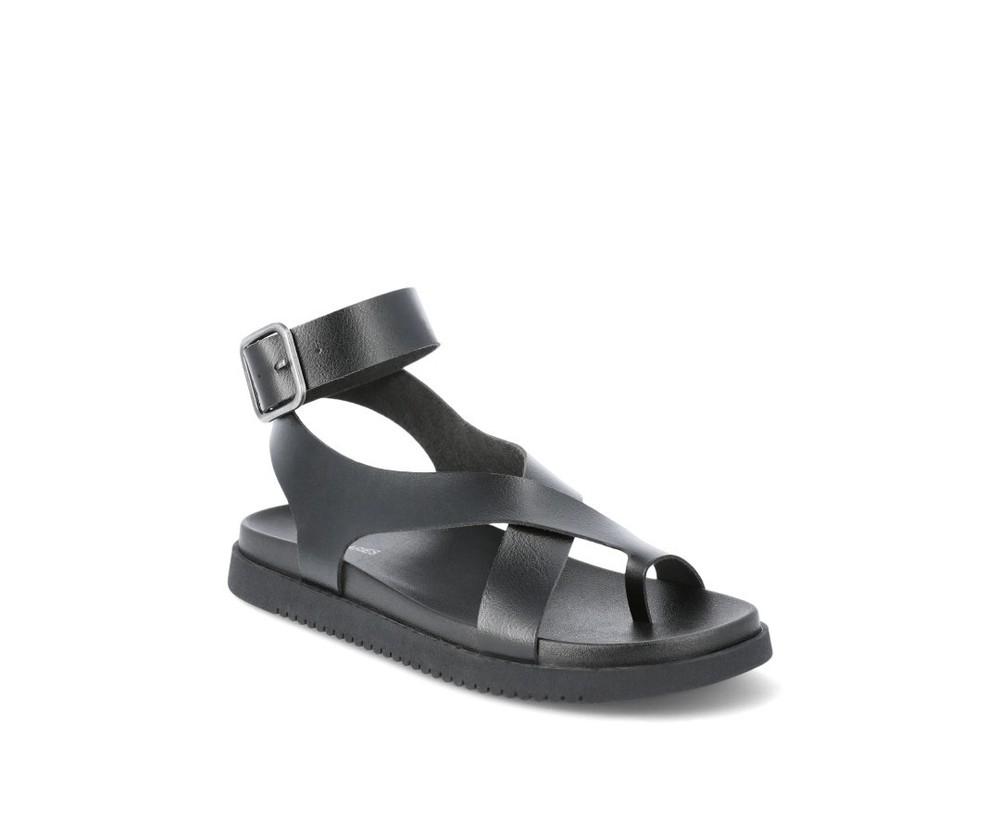 No Bundaries Women's X-Trap Toe Loop Sandals black Size 9