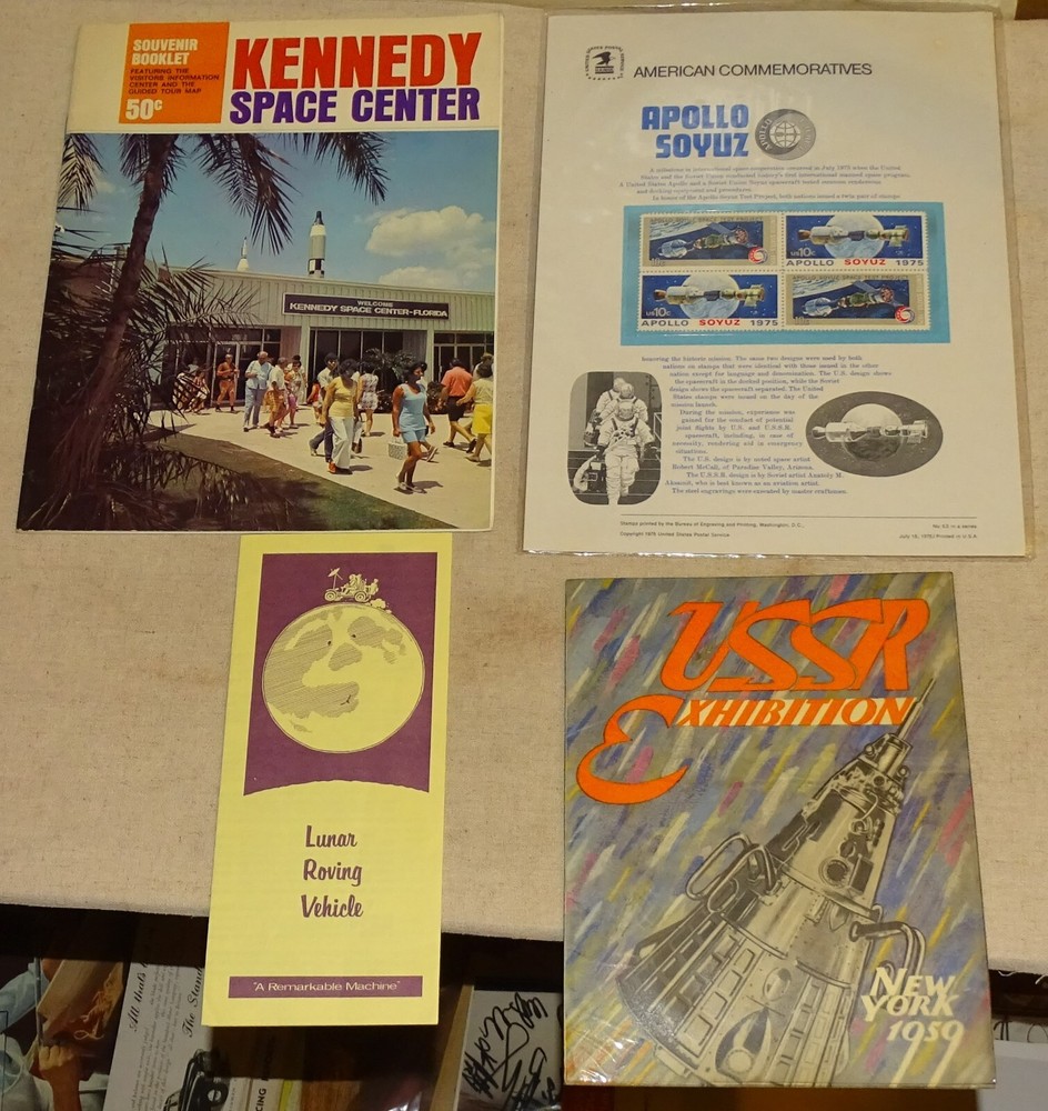 1973 Kennedy Space Center, Lunar Vehicle, 1959 USSR Exhibition, 1975 Stamps
