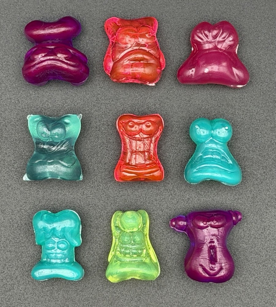 Lot 9 Classic Hielocos Coca-Cola Series 1 Crazy Bones Brazil 1990s
