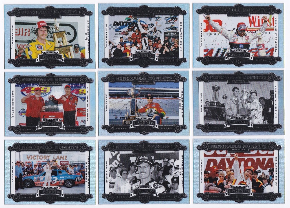  is a 2007 Legends Memorable Moments Silver #MM8 Dale Earnhardt Sr 020/499 Single Trading Card