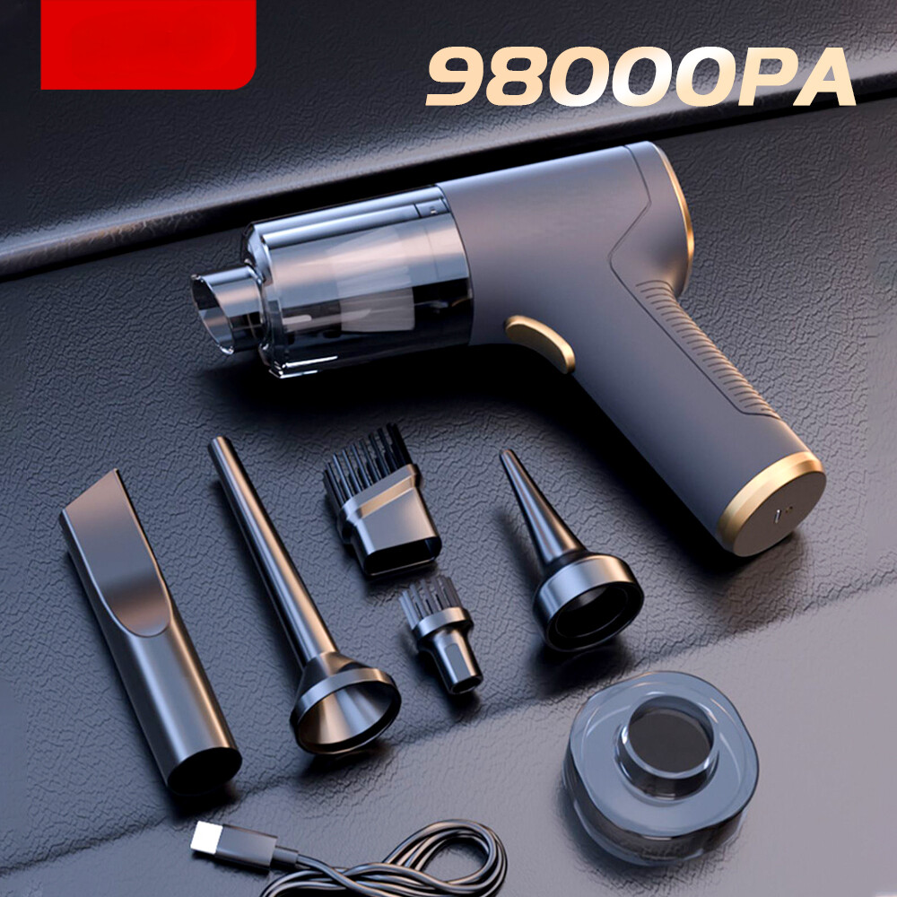 Mini Car Vacuum Cleaner Portable Wireless Handheld For Home Poweful Cleaning New