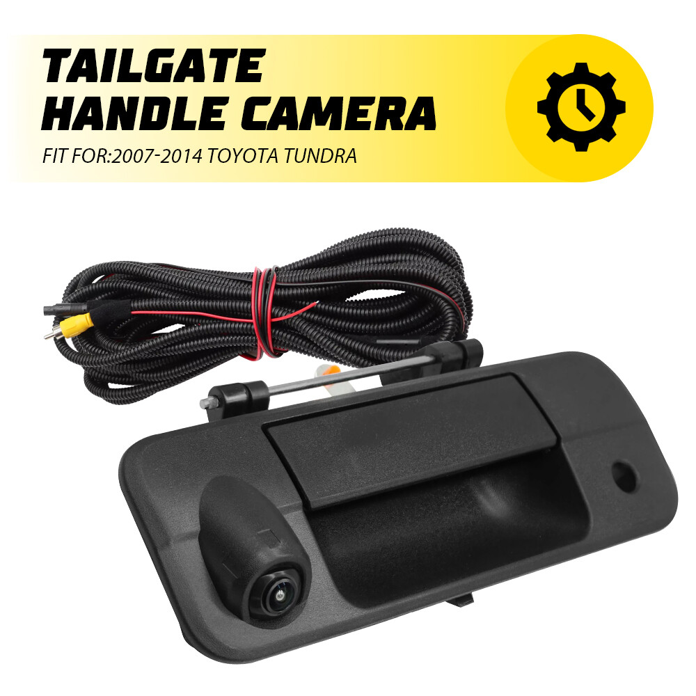 Rear Back Latch Tailgate Handle & Backup Camera Fit for Toyota Tundra 2007-2014