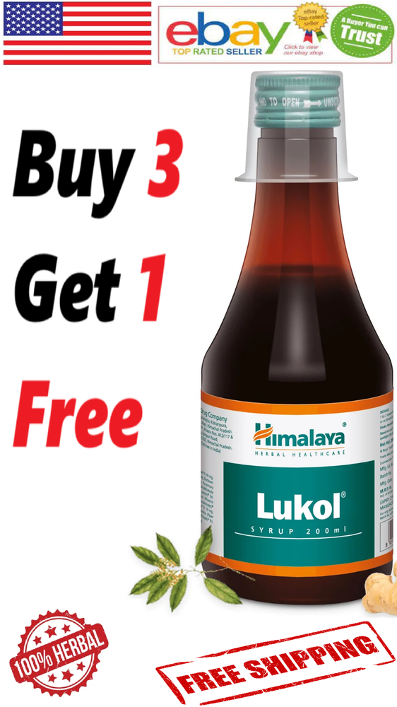 Himalaya Lukol Syrup For women Wellness 100% Natural 200ml. (Free Ship)