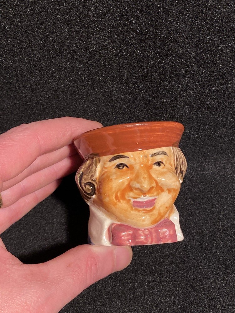 Vintage Toby Small Character Head Mug Made in Occupied Japan 1950s