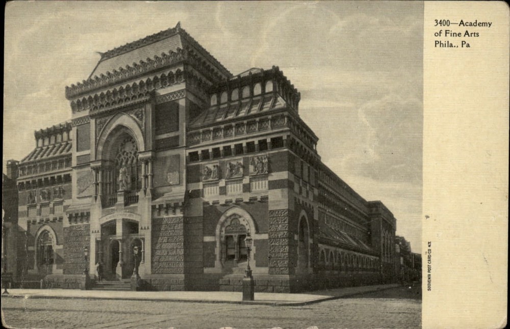 Academy of Fine Arts Philadelphia Pennsylvania ~ unused c1905 UDB postcard-image