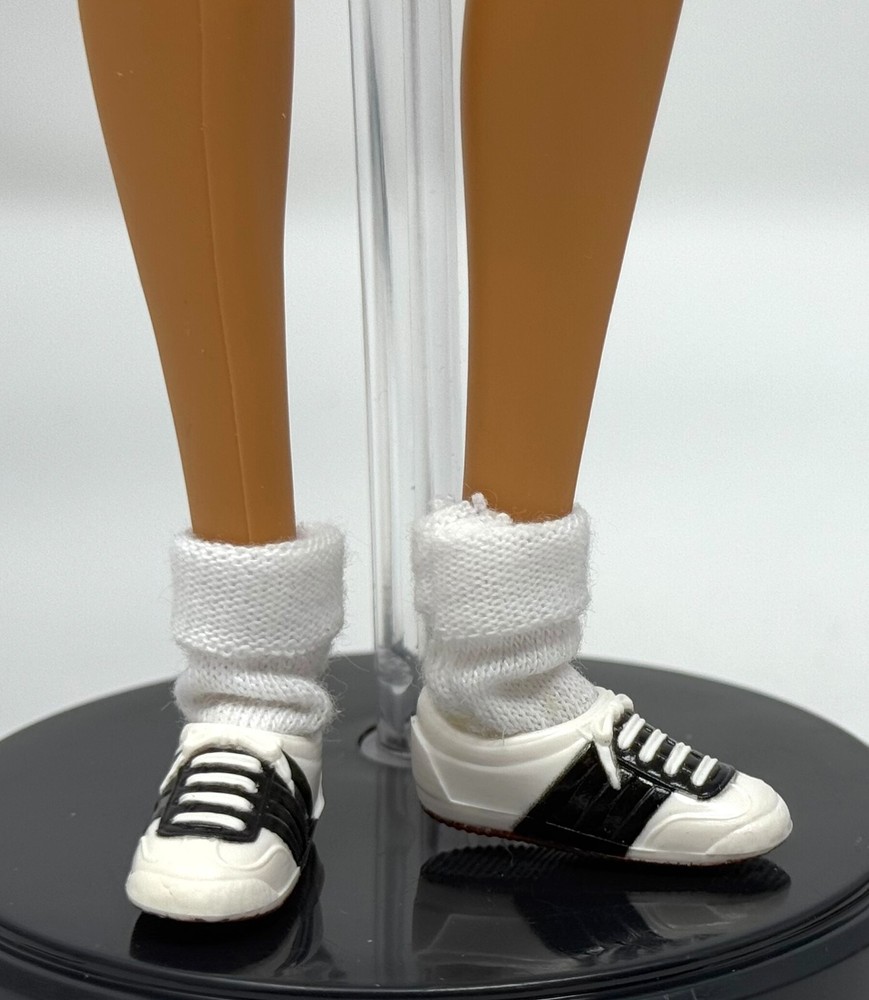 Barbie Vintage 90's Fashion Doll Outfit White & Black Saddle Shoes & Bobby Socks