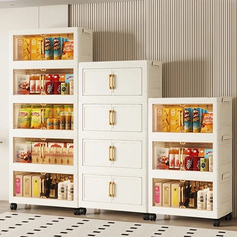 Tropical Style Foldable Plastic Storage Box for Multi-Purpose Use