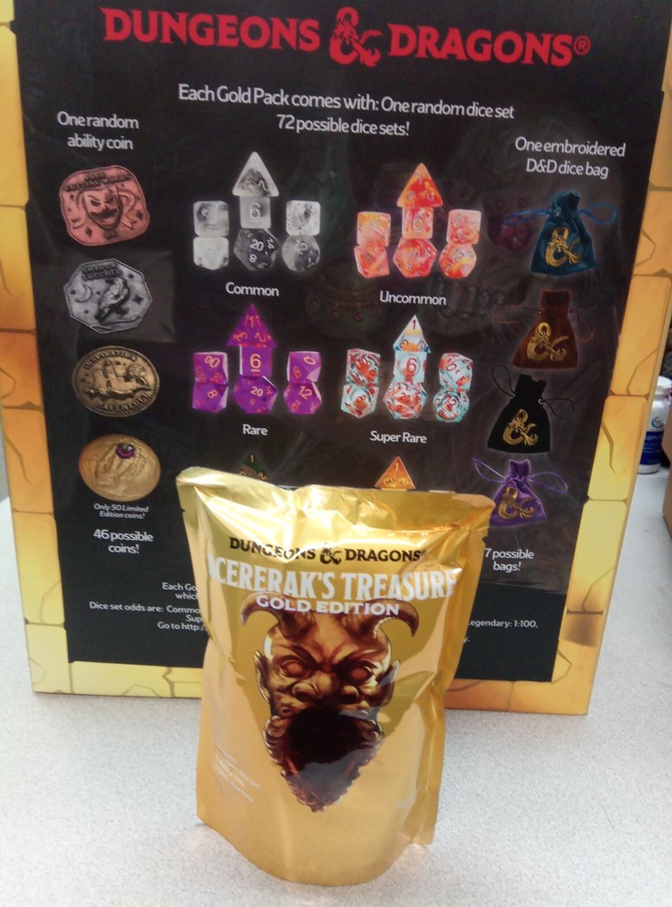 * Acererak's Treasure Pack Dice Set Gold Edition (Single Pack)-image