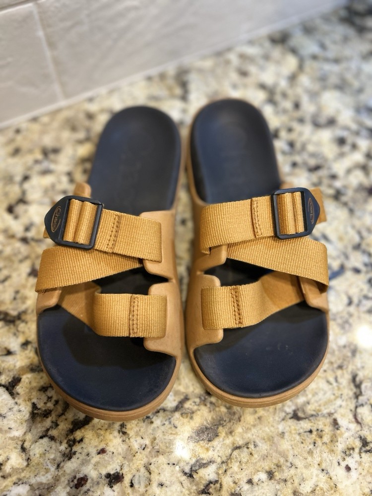 Chaco Womens Size 7 Brown Leather Buckle Beach Walking Outdoor Sport Sandals