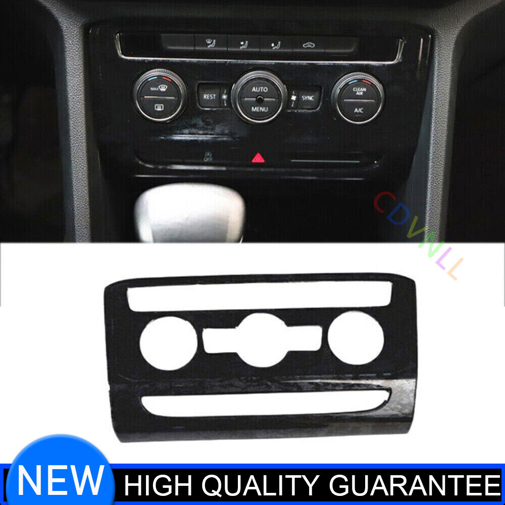 For VW Teramont Atlas 18-22 Black Wood Air Conditioning switch Panel Cover Trim