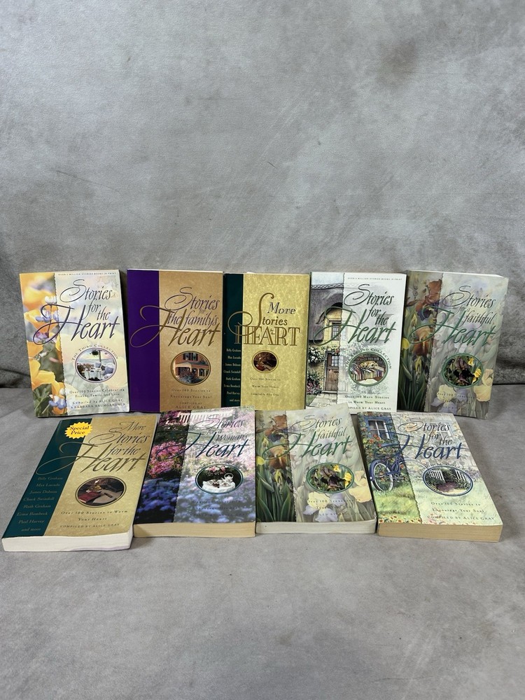 Lot Of (9) Stories For The Heart Paperback Books (Great Condition)