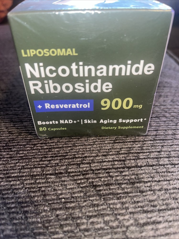 Reus Research NAD+ Booster with Liposomal NR & Resveratrol 900mg 80 Caps
