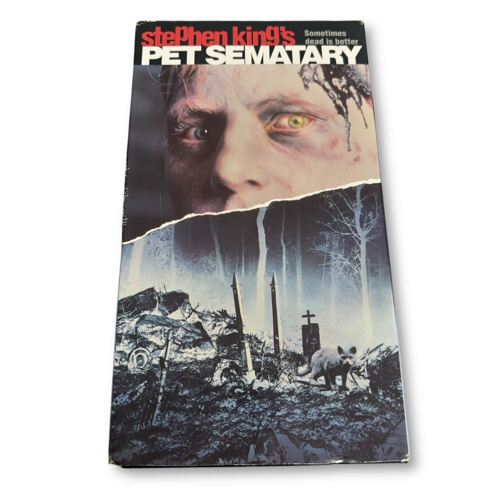 Stephen King's Pet Sematary Movie VHS Tapes Thriller Horror Scary