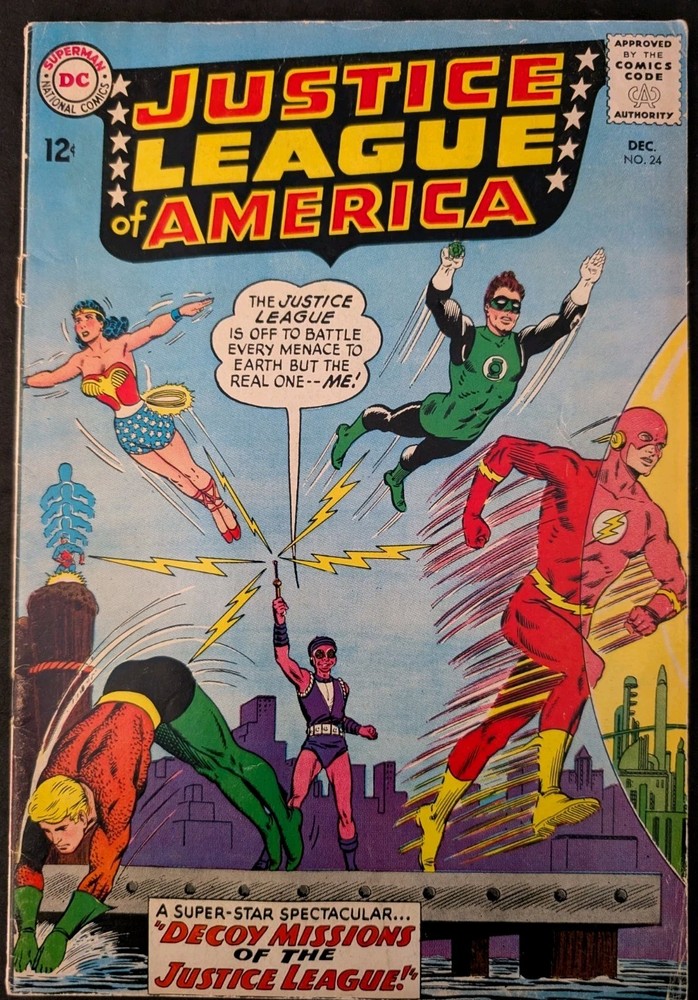 Justice League of America #24 DC Comics 1963 - FN - Murphy Anderson Cover