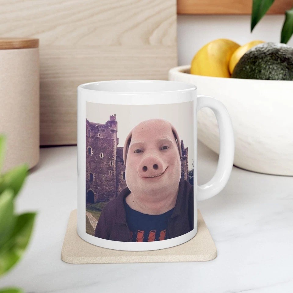John Pork Funny Meme Mug | 11oz & 15oz Humorous Coffee Cup