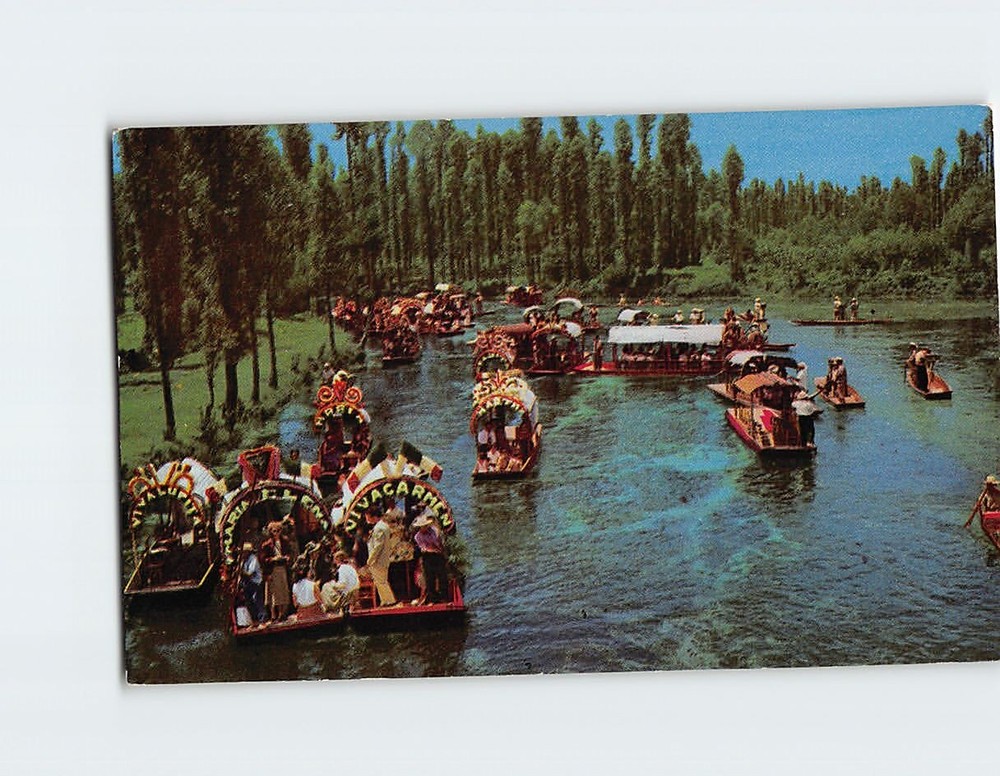 Postcard Lake Xochimilco Mexico