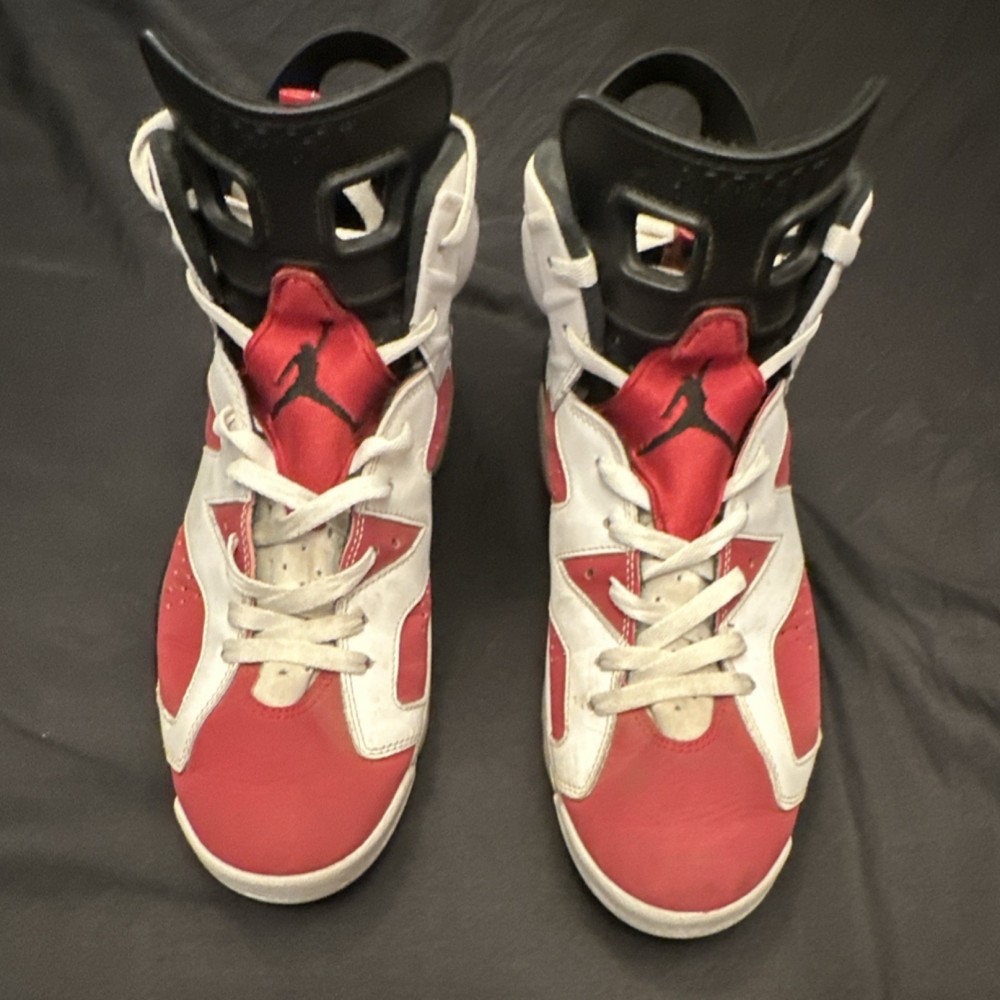 Jordan Air Jordan 6 Retro OG Carmine CT8529-106 High Top Nubuck Red White Black