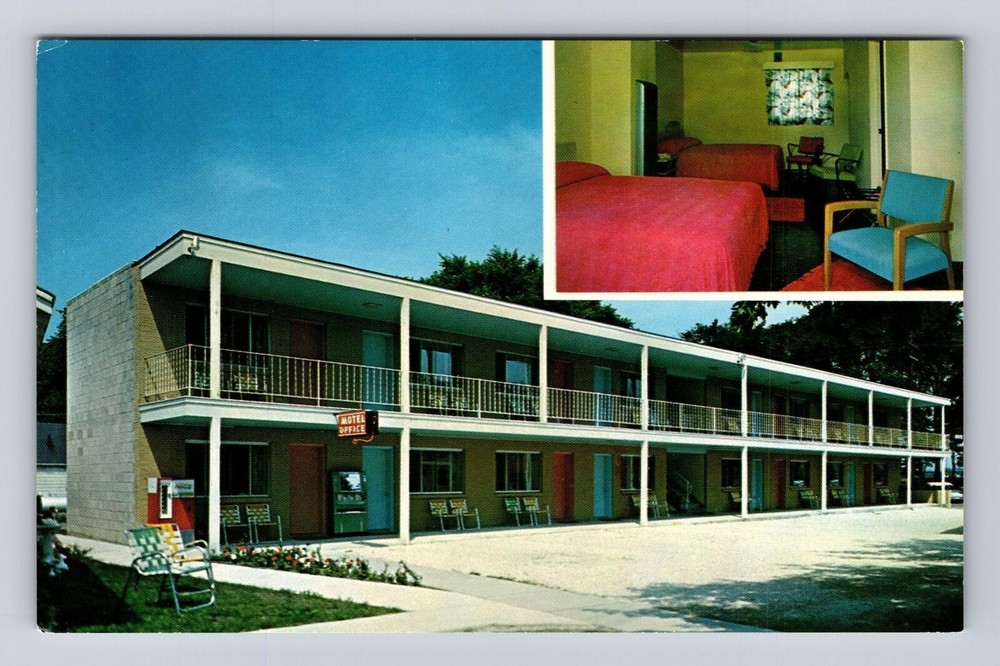 Sault Ste Marie MI-Michigan, Lockview Motel And Cottages, Vintage Postcard