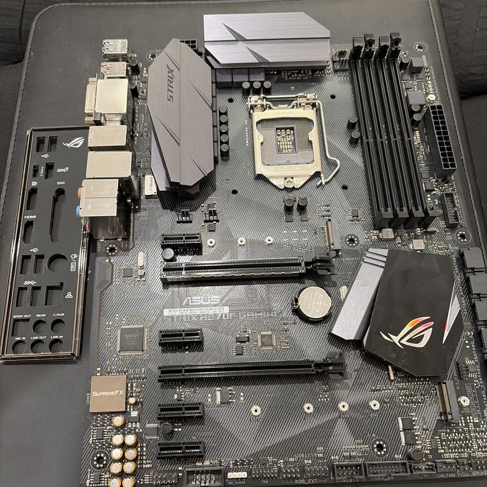 ASUS ROG Strix Z270F Gaming Motherboard LGA1151 – Tested Working