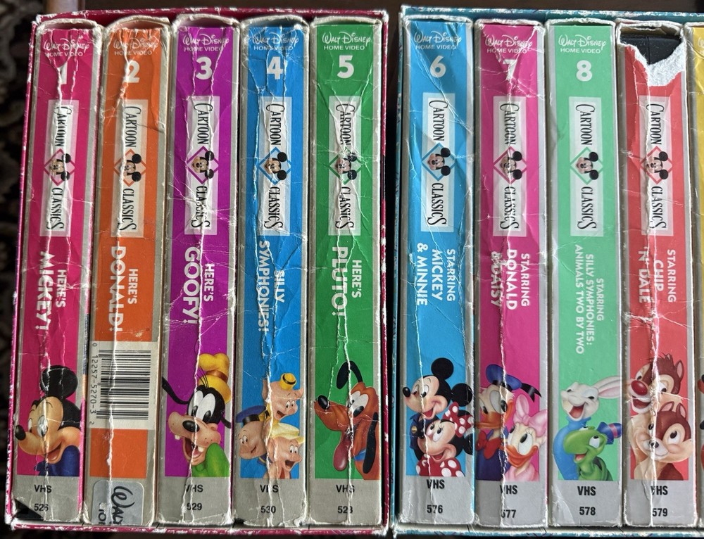 10 Disney Cartoon Classics VHS Tape