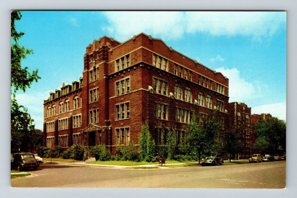 Chicago IL-Illinois, The American School, Scenic Exterior, Vintage Postcard