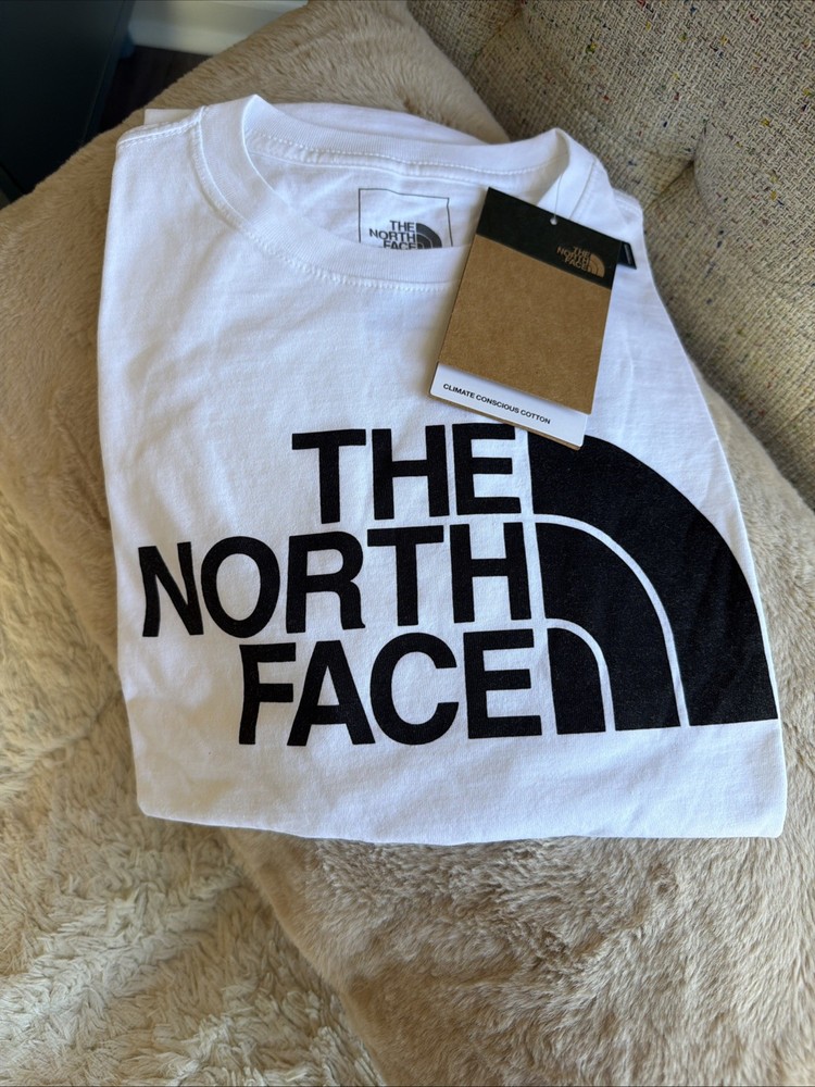 The North Face Women’s Half Dome Short-Sleeve Tee - TNF White/TNF Black, Size-S