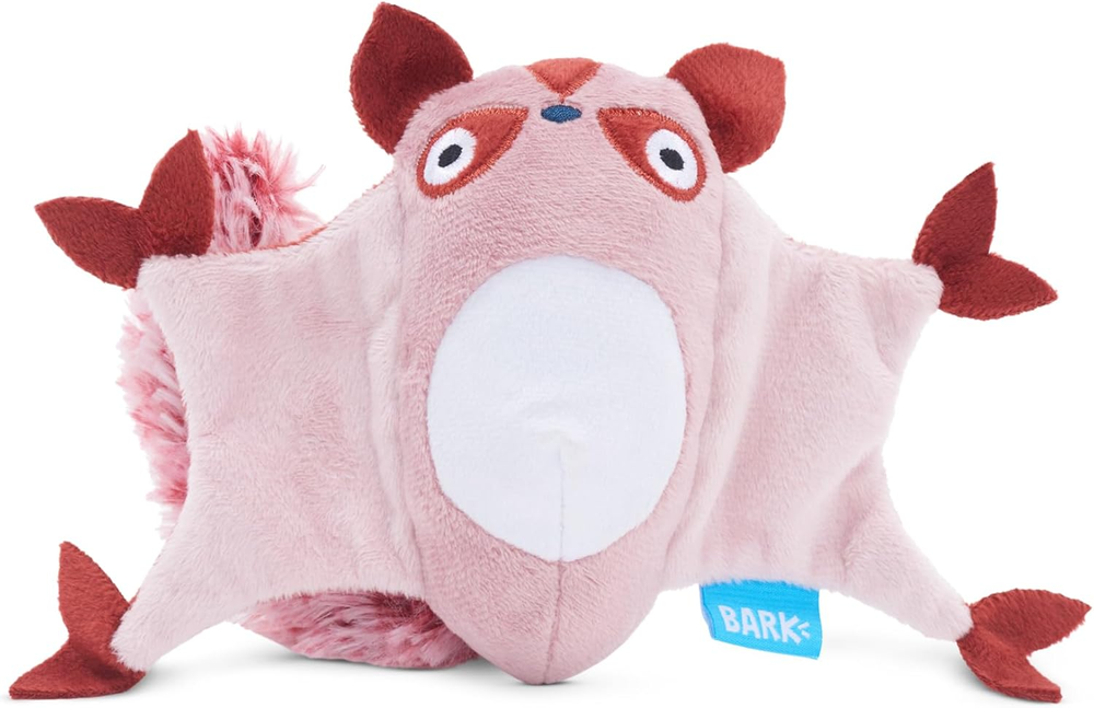 BARK Sheila Sugar Glidah Plush Toy for X-Small Dogs – 2-In-1 Squeaky & Crazy Cri