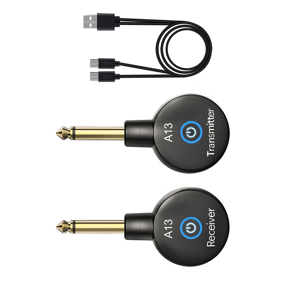 Receptor transmisor adaptador sistema de guitarra inalámbrico para instrumentos eléctricos