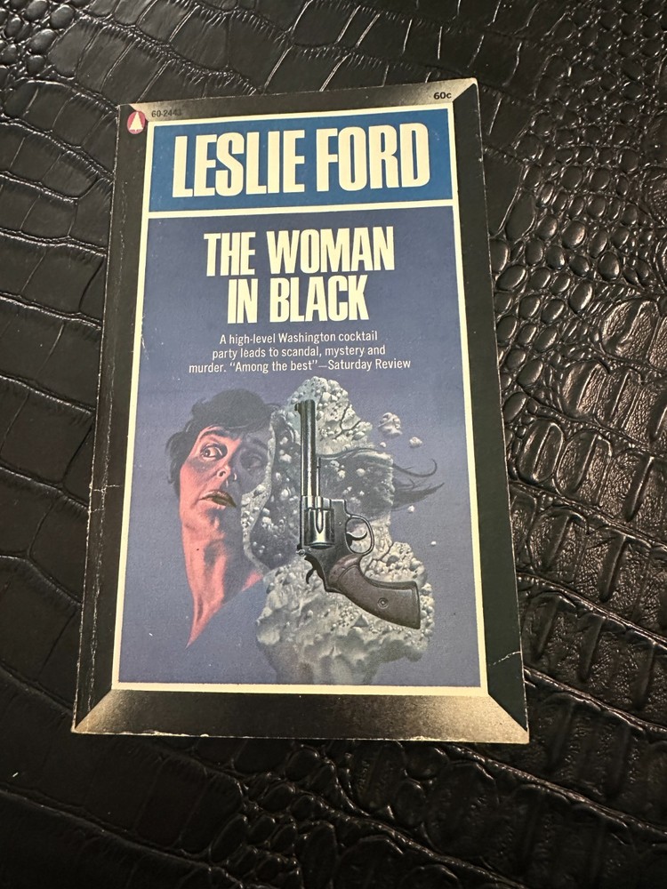 The Woman in Black by Leslie Ford 1963 Popular Library 60-2443 Vintage Paperback