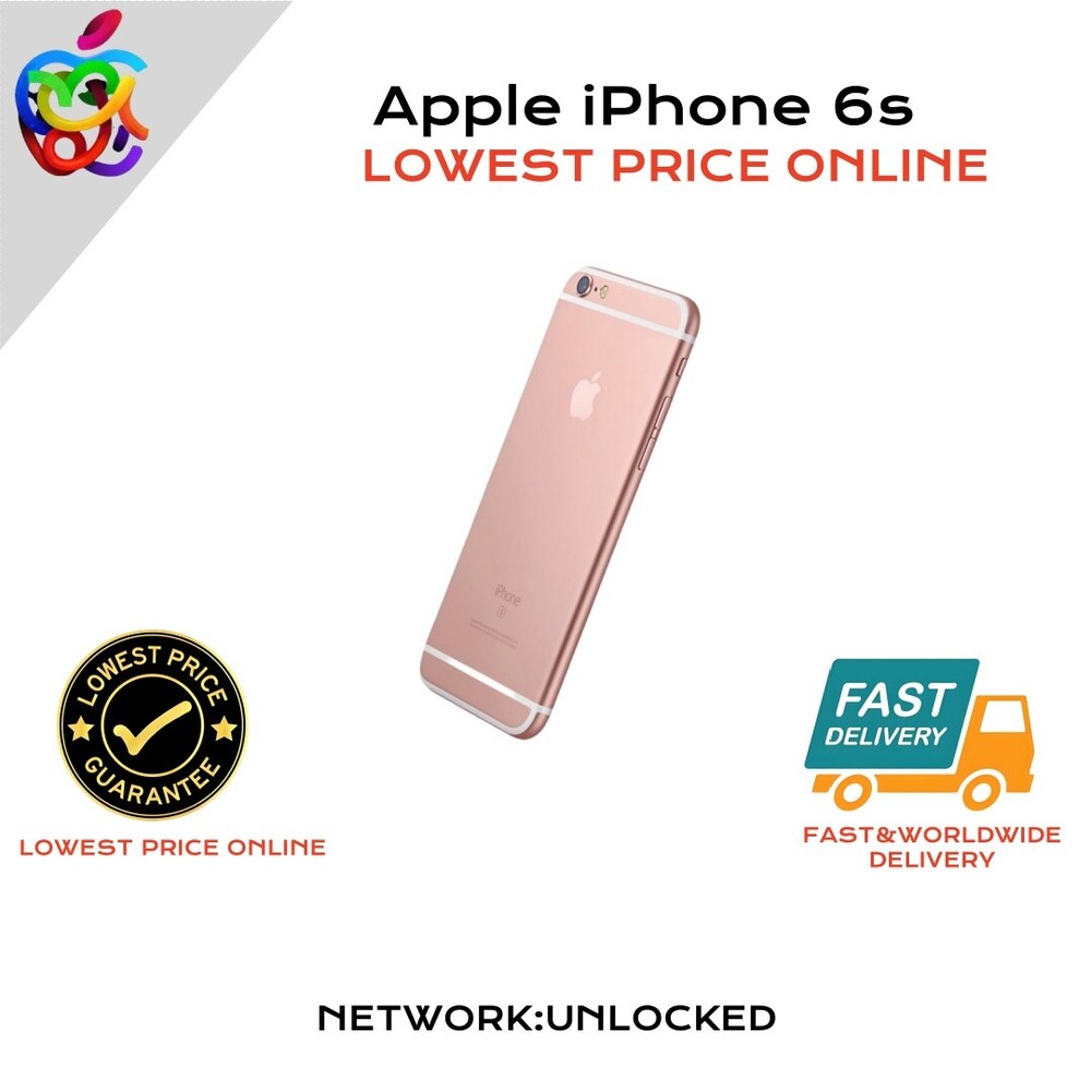 【Big Sale】Apple iPhone 6s-32GB-All Colors Unlocked Smartphone-Very Good $YTd