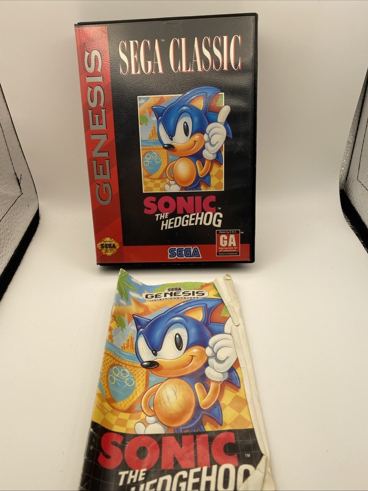 Sonic the Hedgehog (Sega Genesis, 1991) Sega Classic Edition CIB