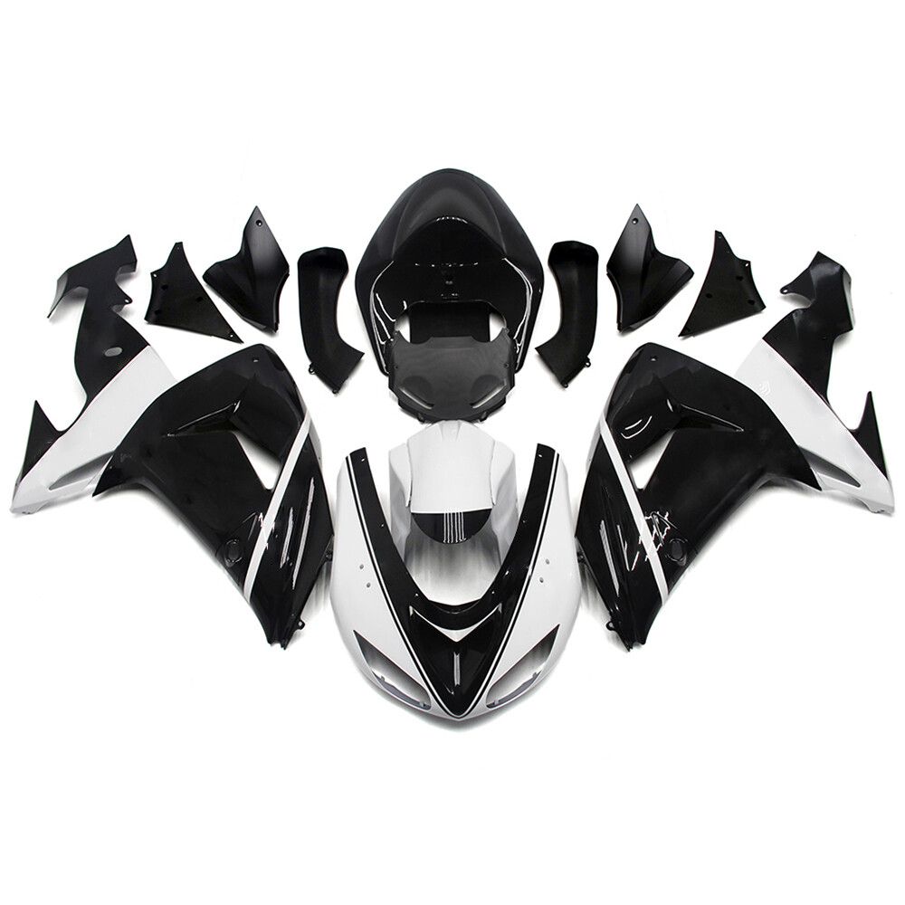 Injection Black Fairing Kit for 2006 2007 Kawasaki Ninja ZX10R 06 07 Bodywork