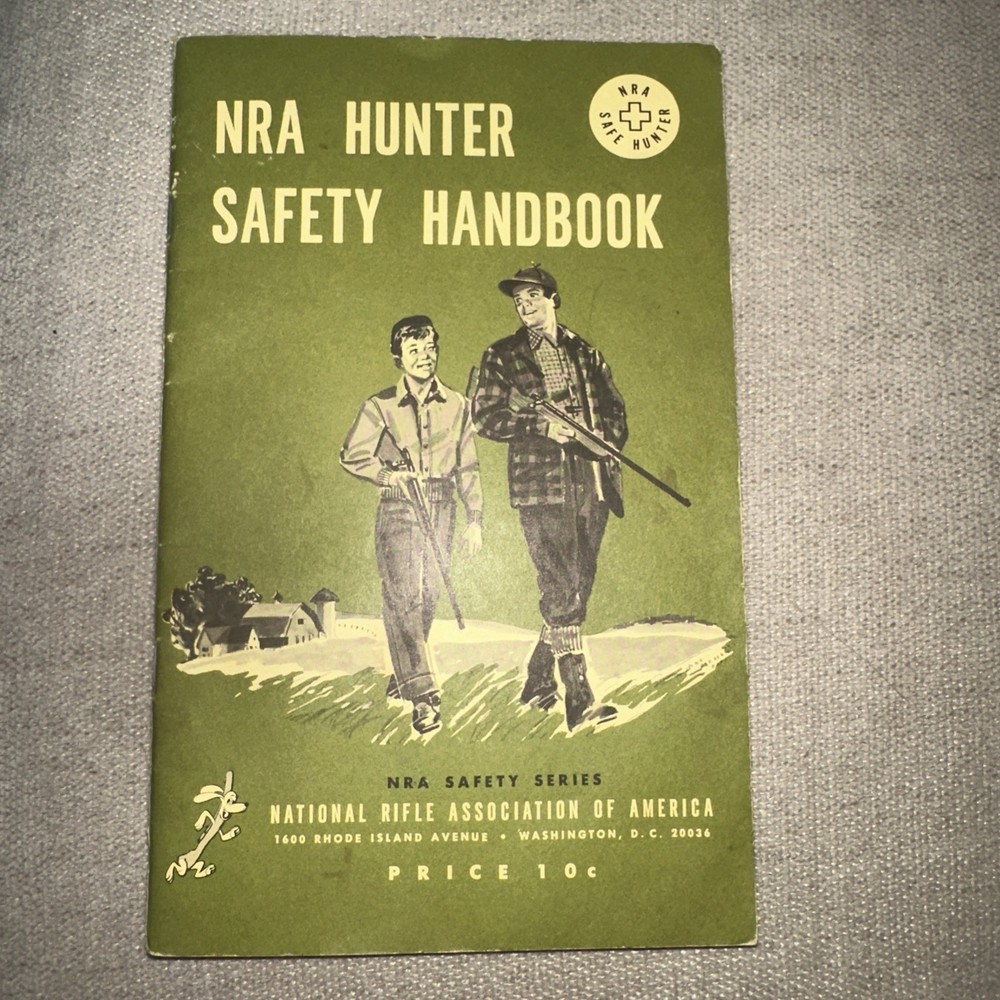 1957 NRA Hunter Safety Handbook NOS