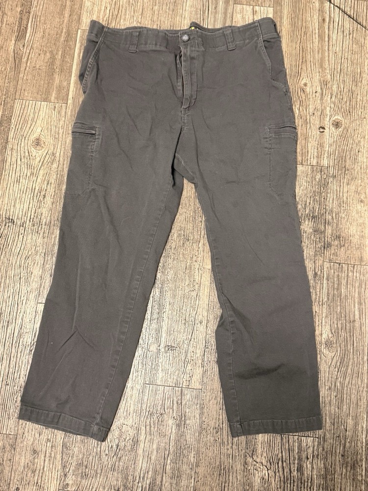 Lee Men's Extreme Comfort Straight Fit Gray Casual Pants 40