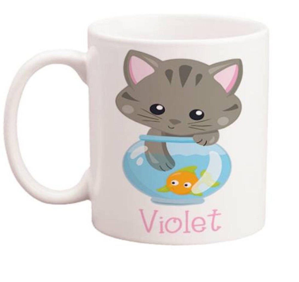 Personalised Cat Mug Personalised Cat Cup Cat Lover Cute Cat Mug Cute Cat Gift