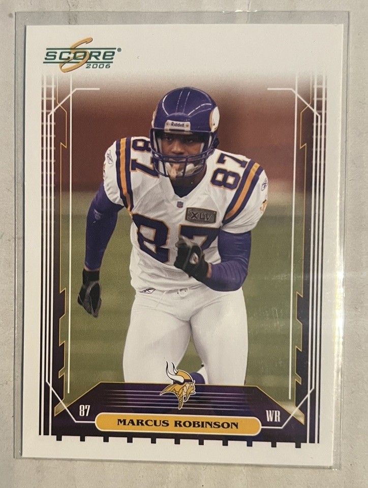 2006  Score #157 Marcus Robinson Minnesota Vikings