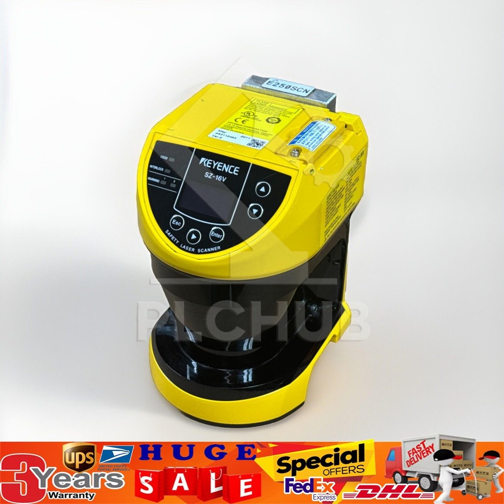 KEYENCE SZ-16V Safety Laser Scanner 24VDC CLEAN UNITS - WARRANTY - FAST SHIPPING