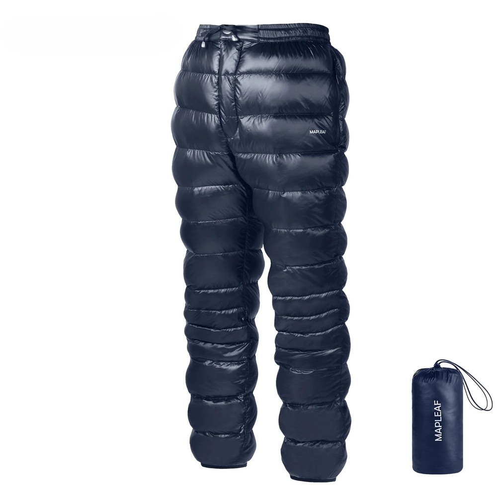 Down Pants Winter Hiking Trousers Ultralight Warm Trousers Camping Snow Pants